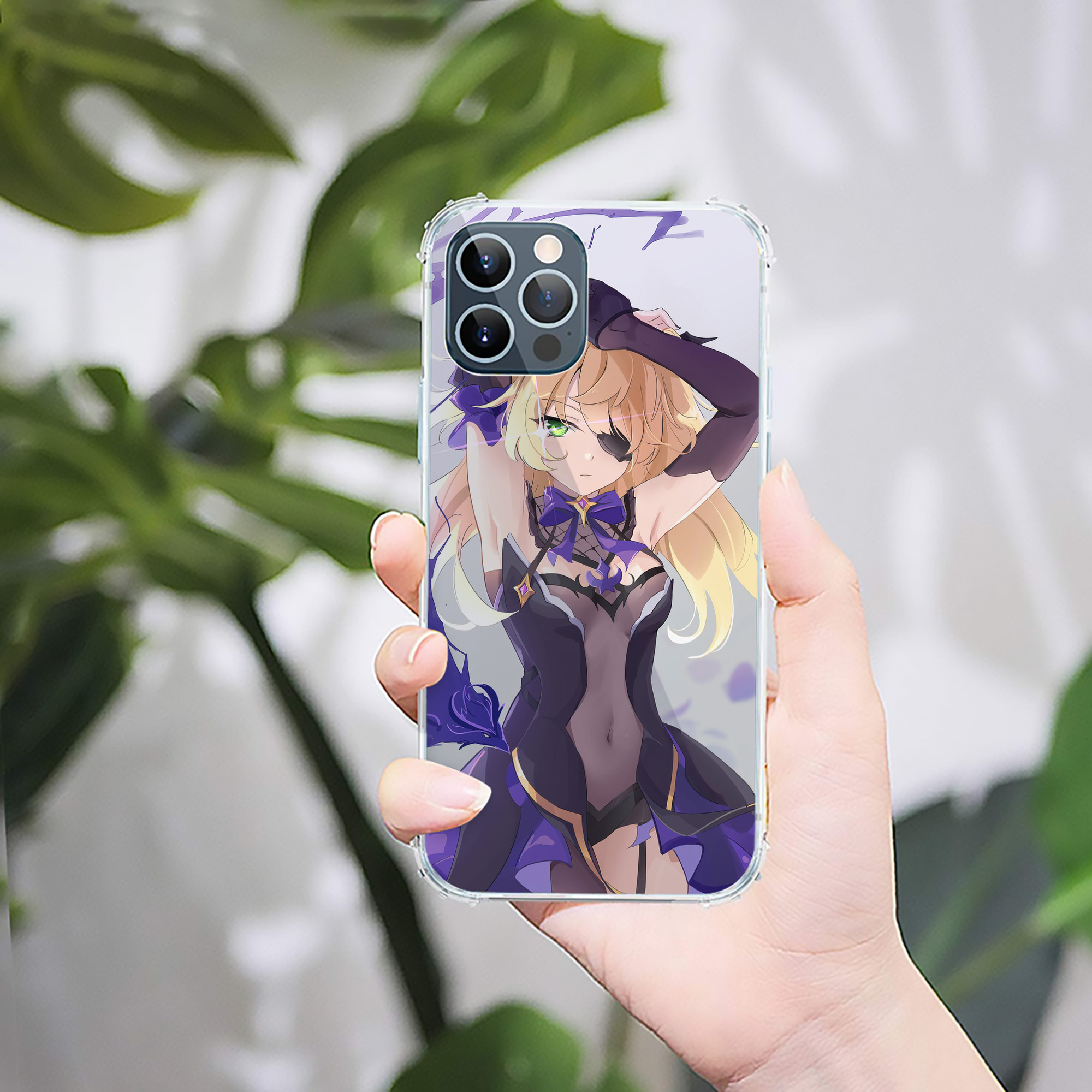 げんし神 genshin 【iPhone 12シリーズ対応】透明スマホケース（クリアソフトケース）